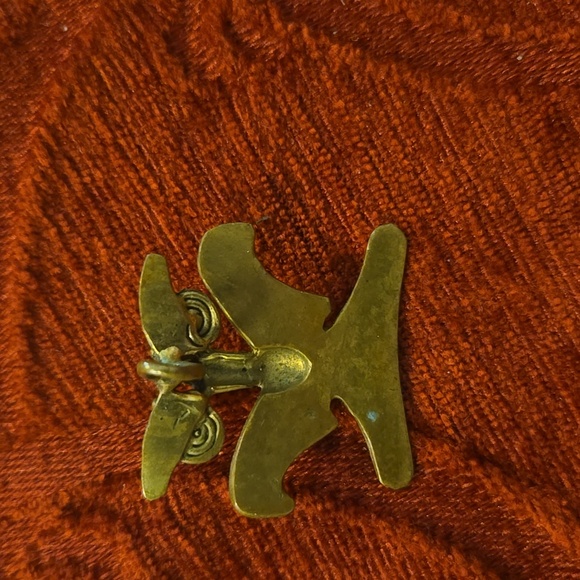 Reproduction Pre-columbian Brass Pendant - Picture 2 of 4